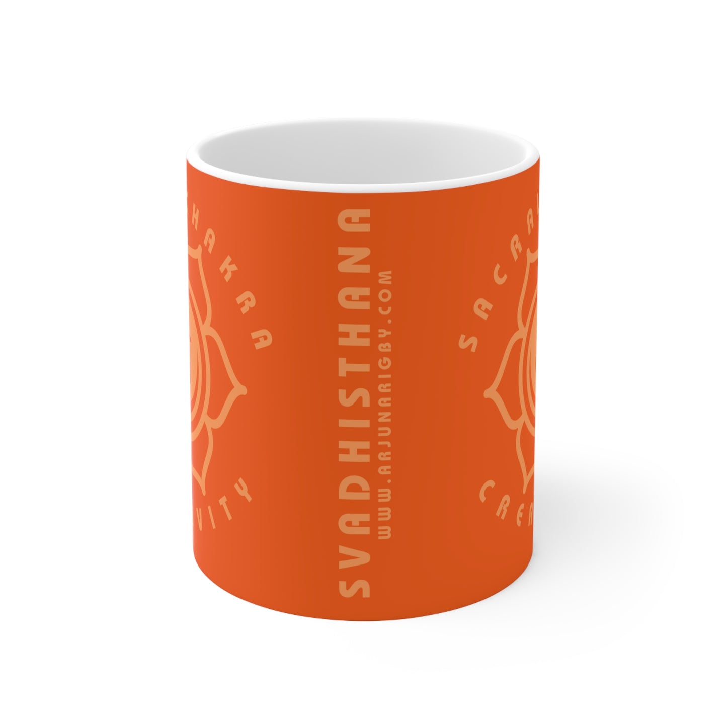 Sacral Chakra Ceramic Mug - Arjuna Rigby Art and Lifestyle Store