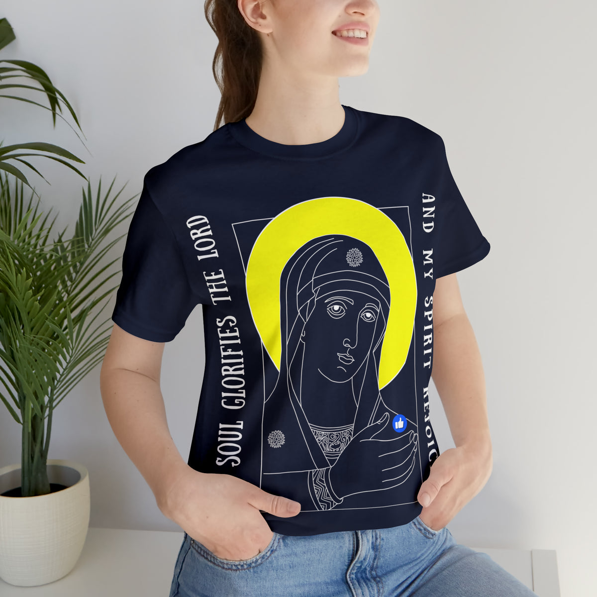 My Soul Glorifies the Lord & My Spirit Rejoices T-Shirt - Arjuna Rigby Art and Lifestyle Store