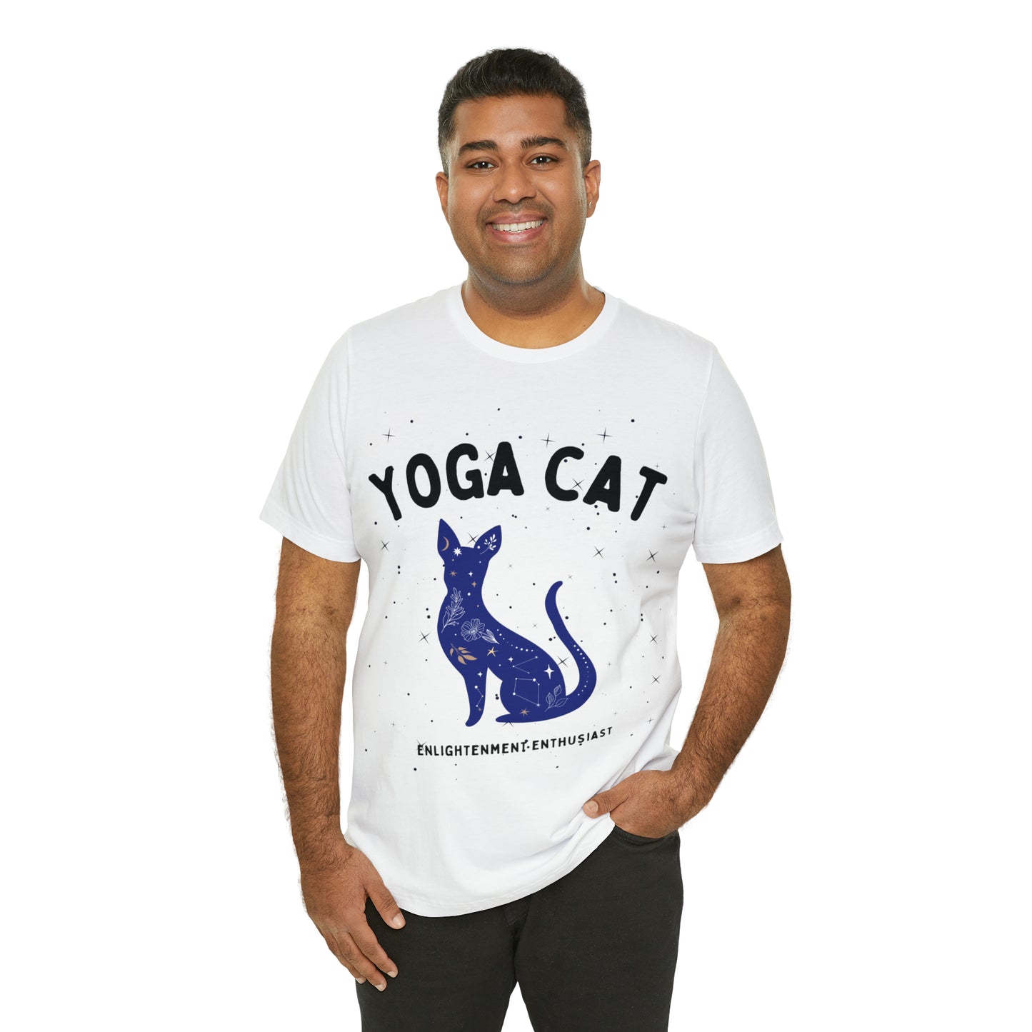Yoga Cat T-Shirt - Arjuna Rigby Art and Lifestyle Store