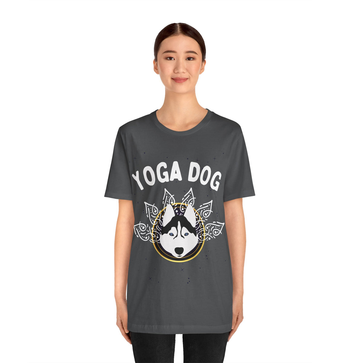 Yoga Dog T-Shirt - Arjuna Rigby Art and Lifestyle Store