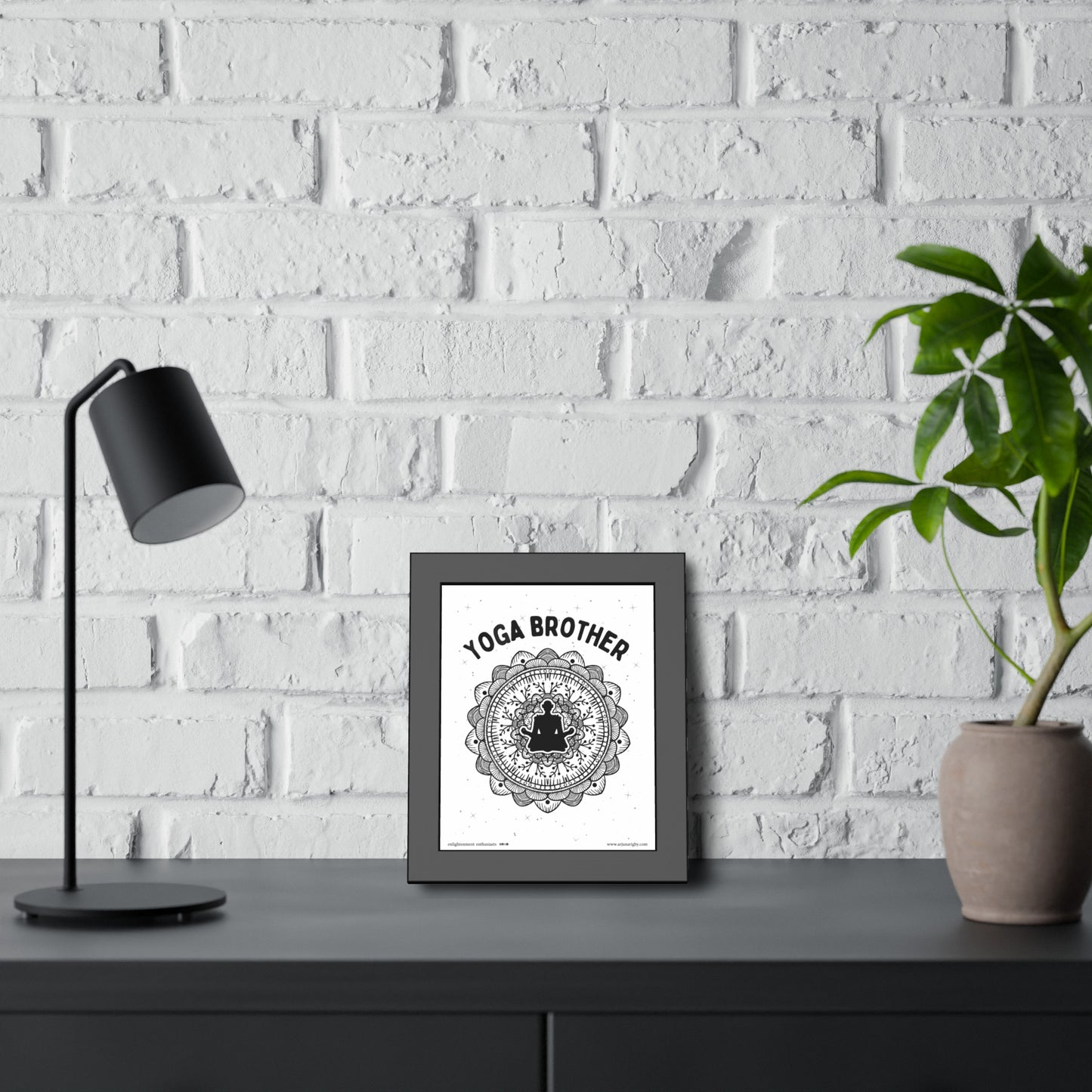 Yoga Brother Framed Fine Art Posters