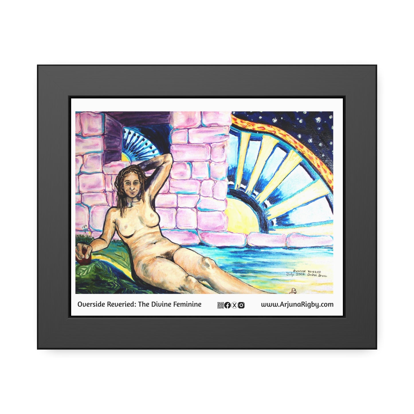 Overside Reveried The Divine Feminine Framed Fine Art Poster