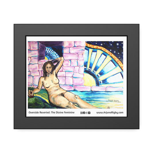 Overside Reveried The Divine Feminine Framed Fine Art Poster