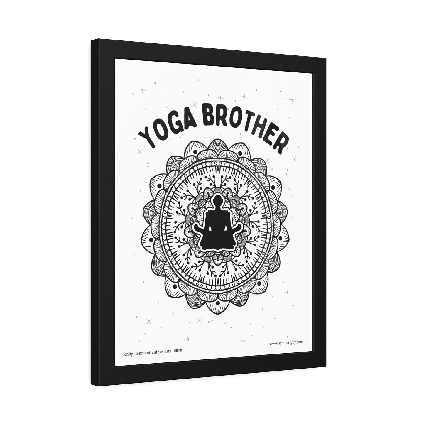 Yoga Brother Framed Fine Art Posters