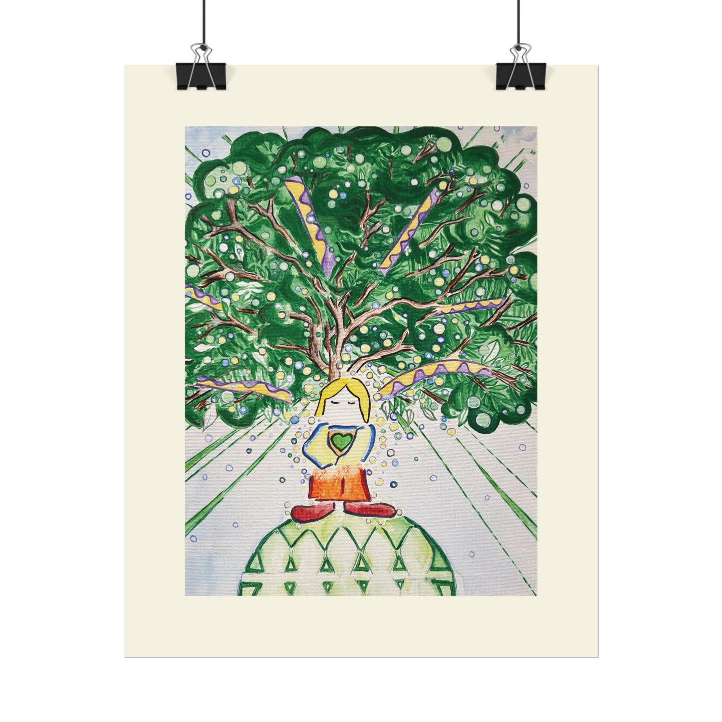 I Know the Trees Love Me Rolled Fine Art Print