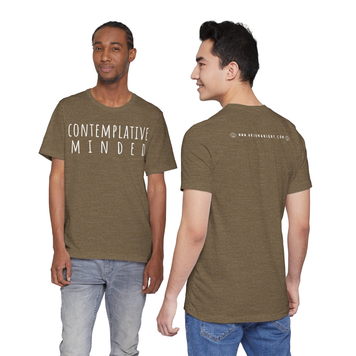 Contemplative Minded T-Shirt - Arjuna Rigby Art and Lifestyle Store
