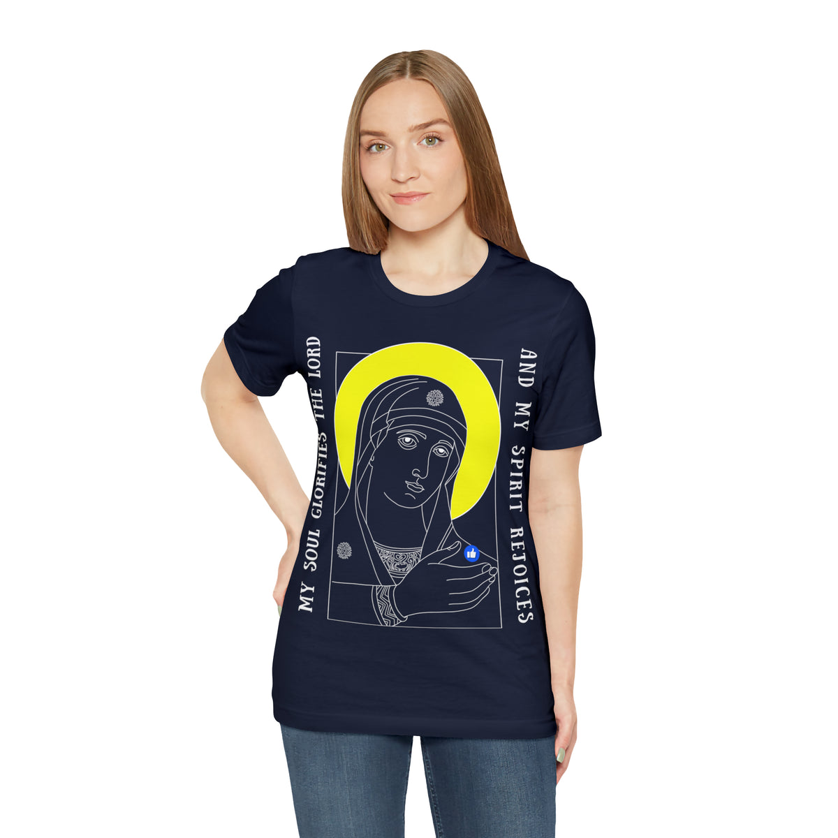 My Soul Glorifies the Lord & My Spirit Rejoices T-Shirt - Arjuna Rigby Art and Lifestyle Store