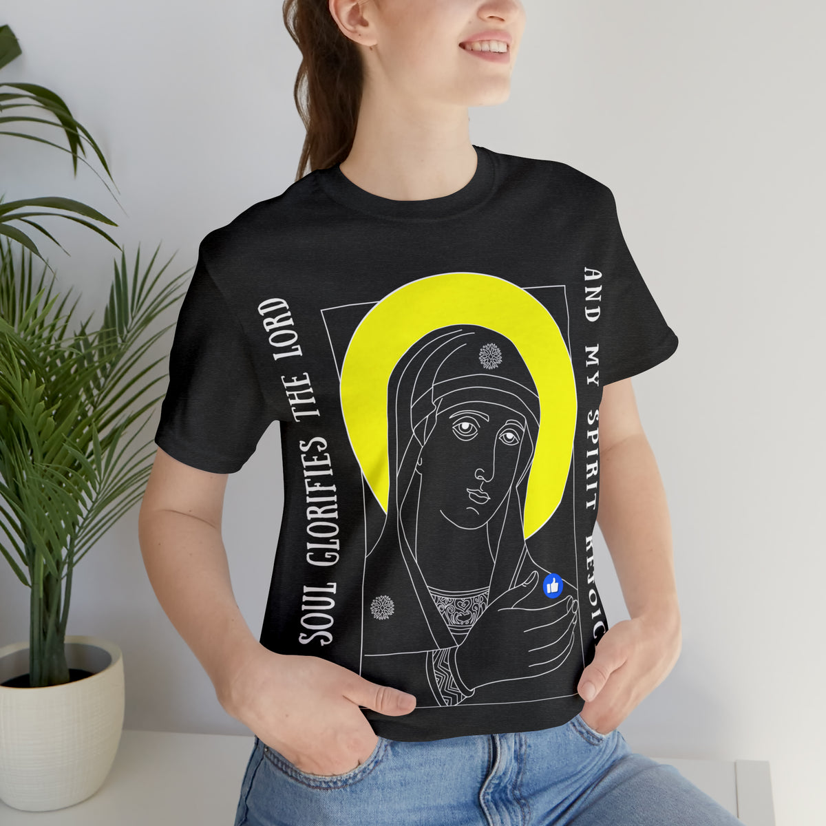 My Soul Glorifies the Lord & My Spirit Rejoices T-Shirt - Arjuna Rigby Art and Lifestyle Store