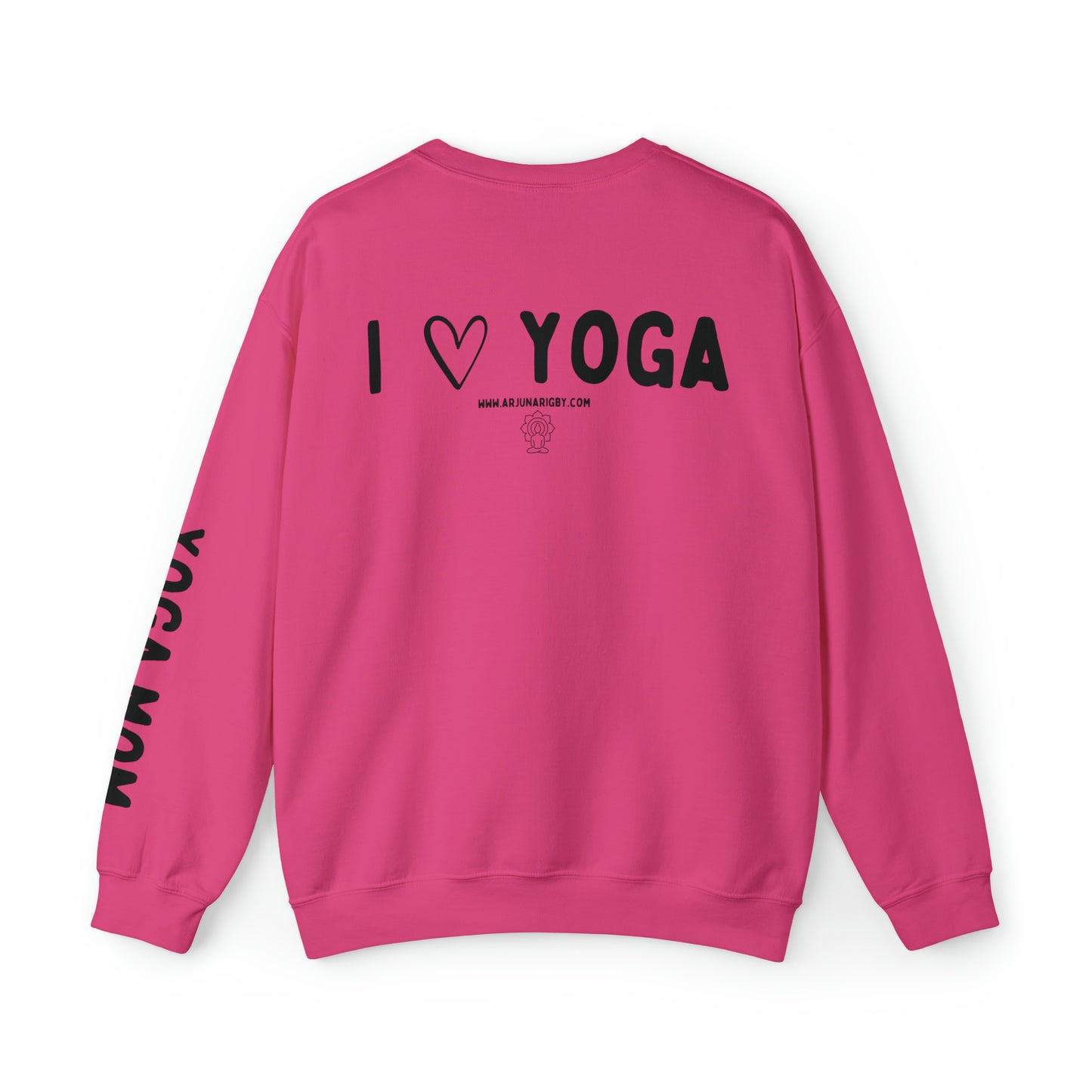 Yoga Mom Crewneck Sweatshirt - Arjuna Rigby Art and Lifestyle Store
