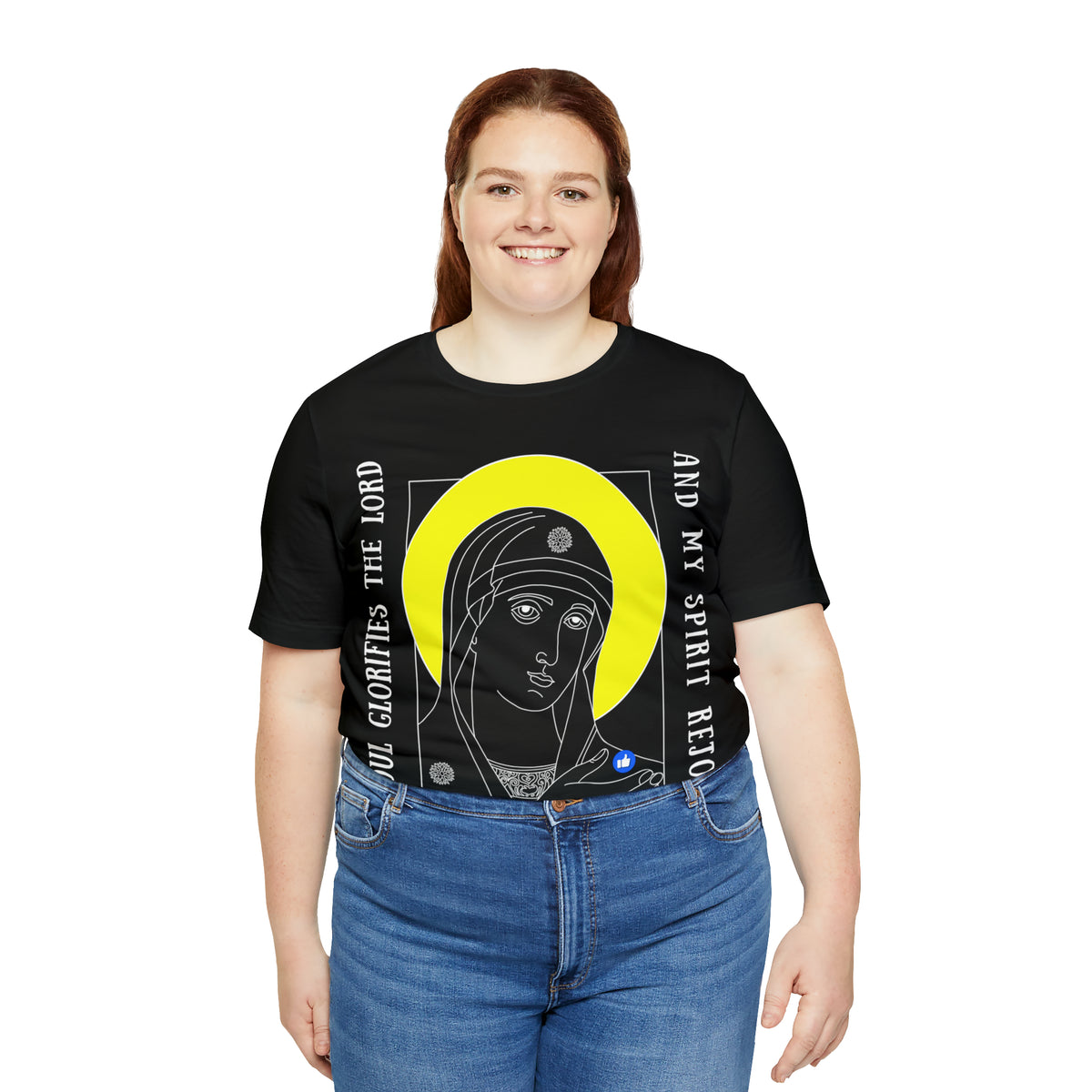 My Soul Glorifies the Lord & My Spirit Rejoices T-Shirt - Arjuna Rigby Art and Lifestyle Store