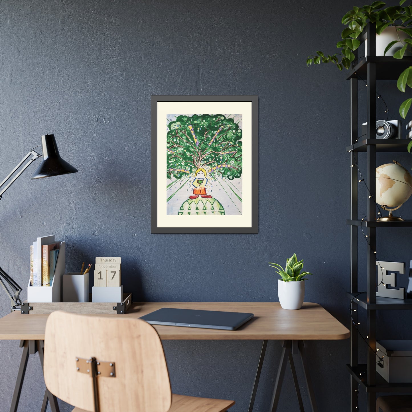 I Know the Trees Love Me Framed Fine Art Print