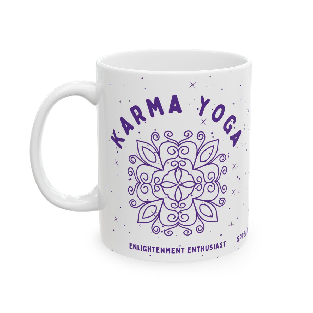 Karma Yoga Ceramic Mug - Arjuna Rigby Art and Lifestyle Store