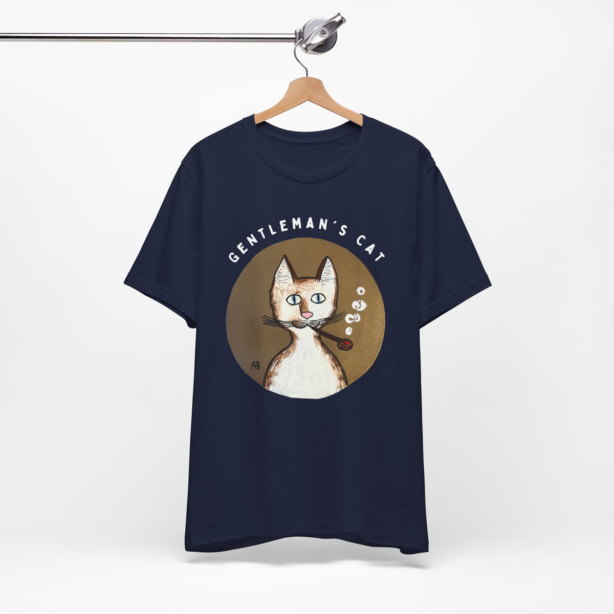 Gentleman's Cat T-Shirt - Arjuna Rigby Art and Lifestyle Store