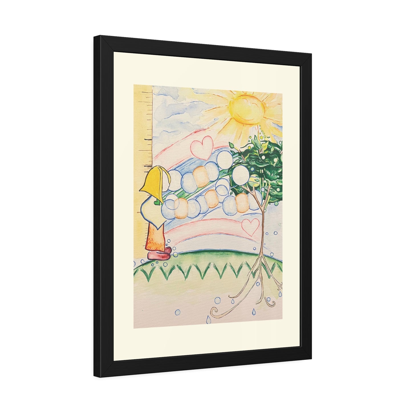 And Together We Grow Framed Fine Art Print