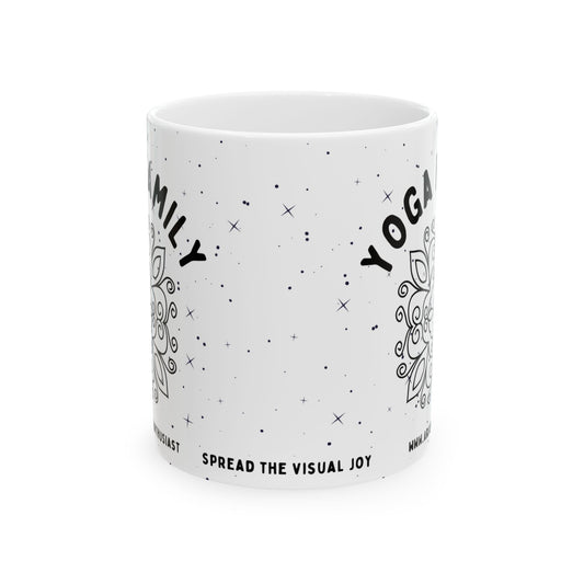 Yoga Family Mug - Arjuna Rigby Art and Lifestyle Store
