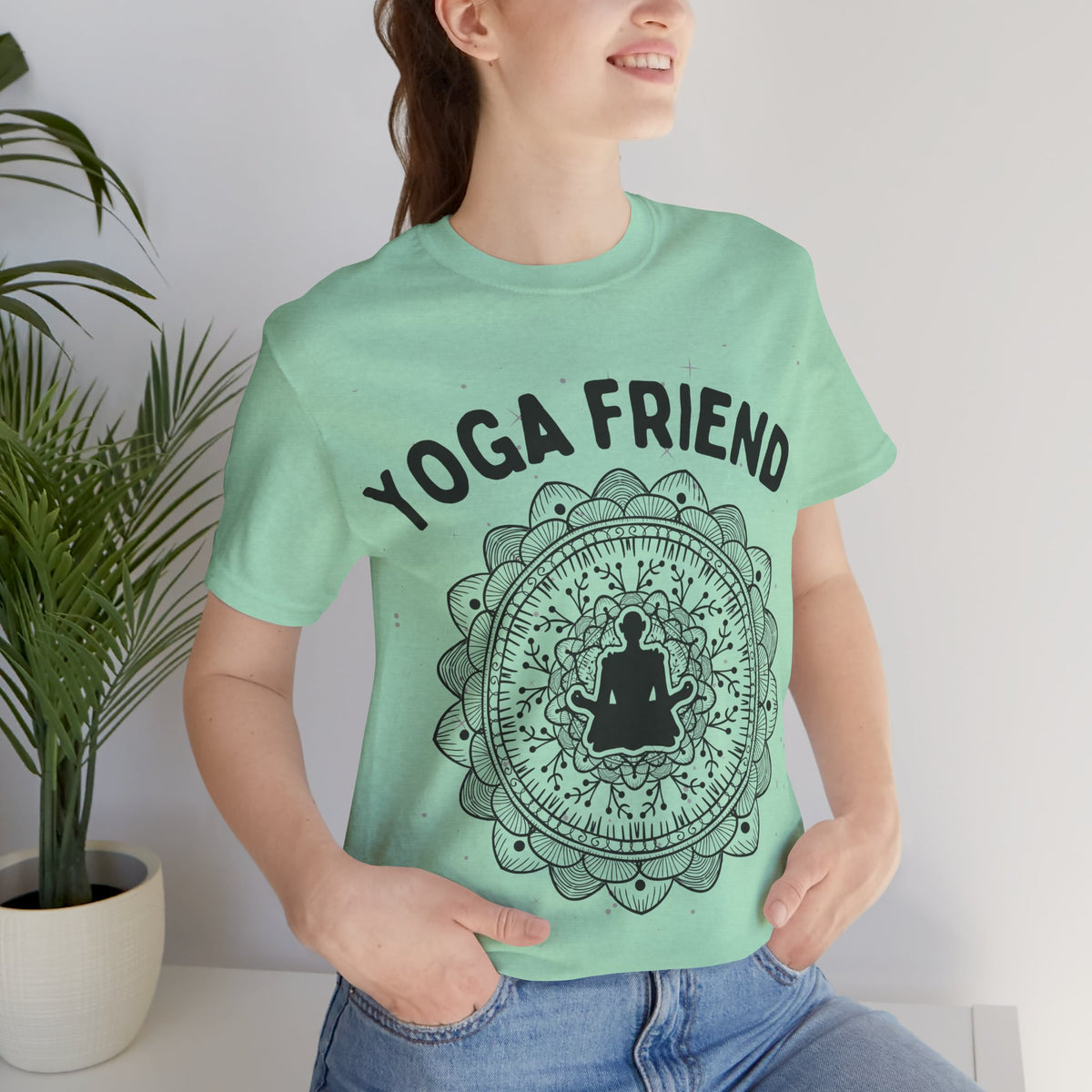 Yoga Friend T-Shirt - Arjuna Rigby Art and Lifestyle Store
