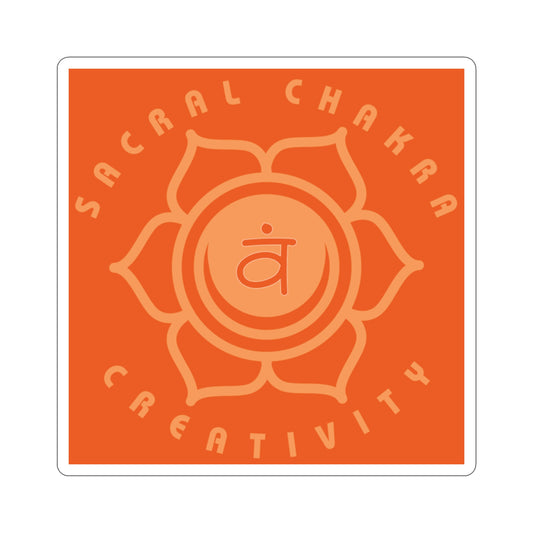Sacral Chakra Sticker - Arjuna Rigby Art and Lifestyle Store