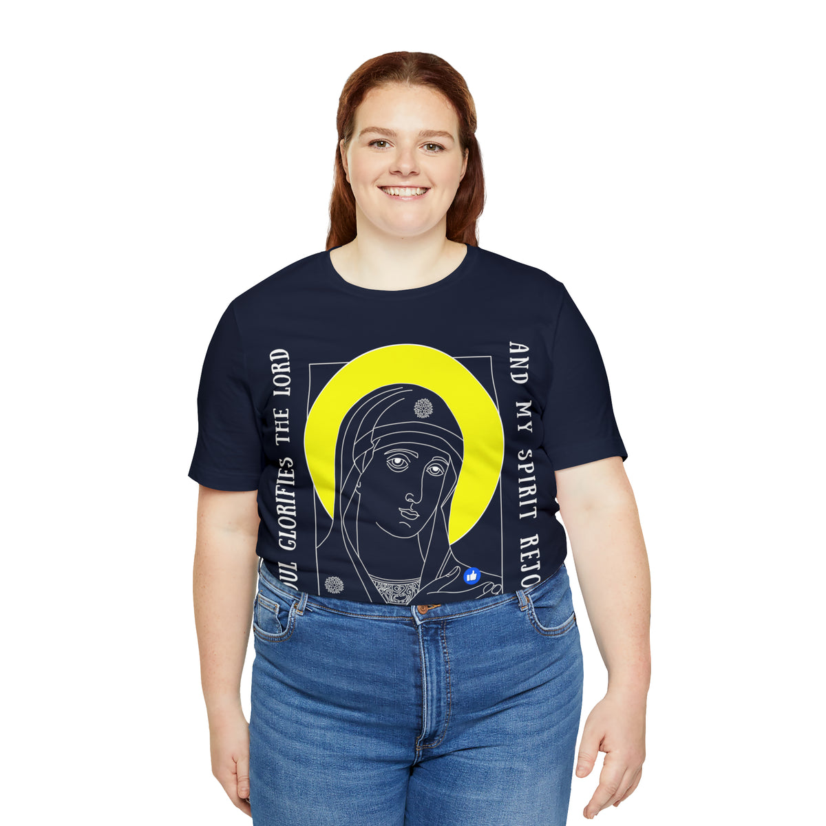 My Soul Glorifies the Lord & My Spirit Rejoices T-Shirt - Arjuna Rigby Art and Lifestyle Store