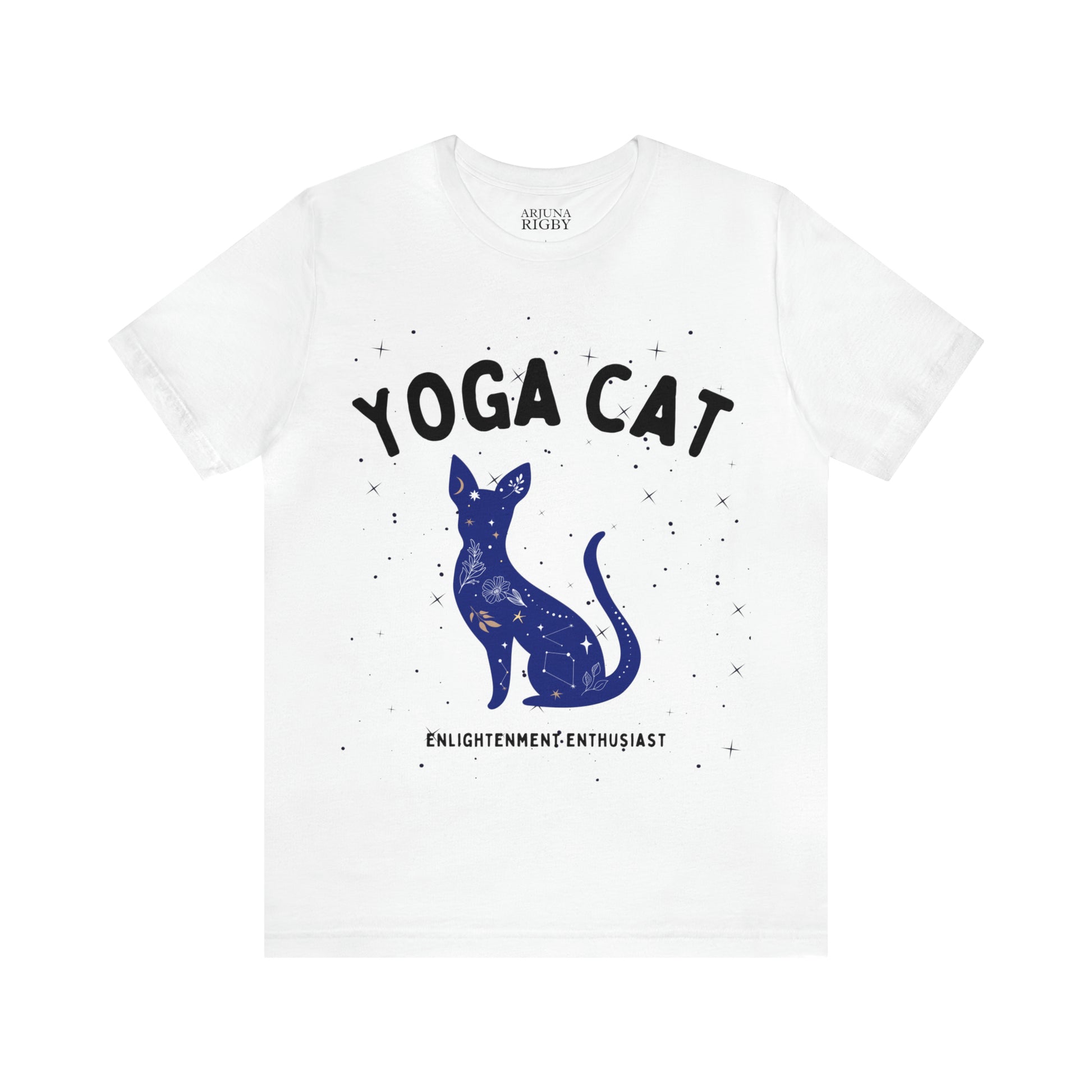 Yoga Cat T-Shirt - Arjuna Rigby Art and Lifestyle Store