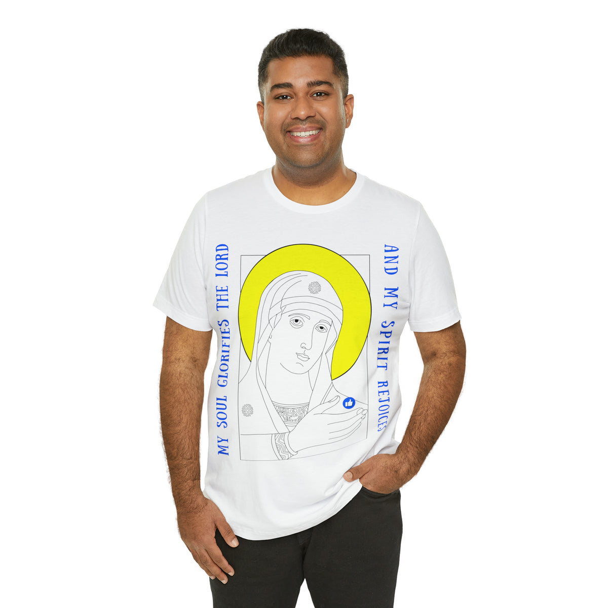 My Soul Glorifies the Lord & My Spirit Rejoices T-Shirt - Arjuna Rigby Art and Lifestyle Store