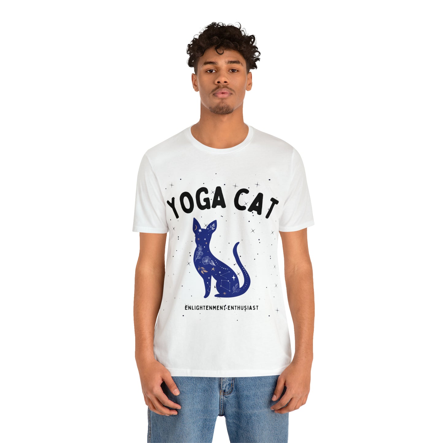Yoga Cat T-Shirt - Arjuna Rigby Art and Lifestyle Store