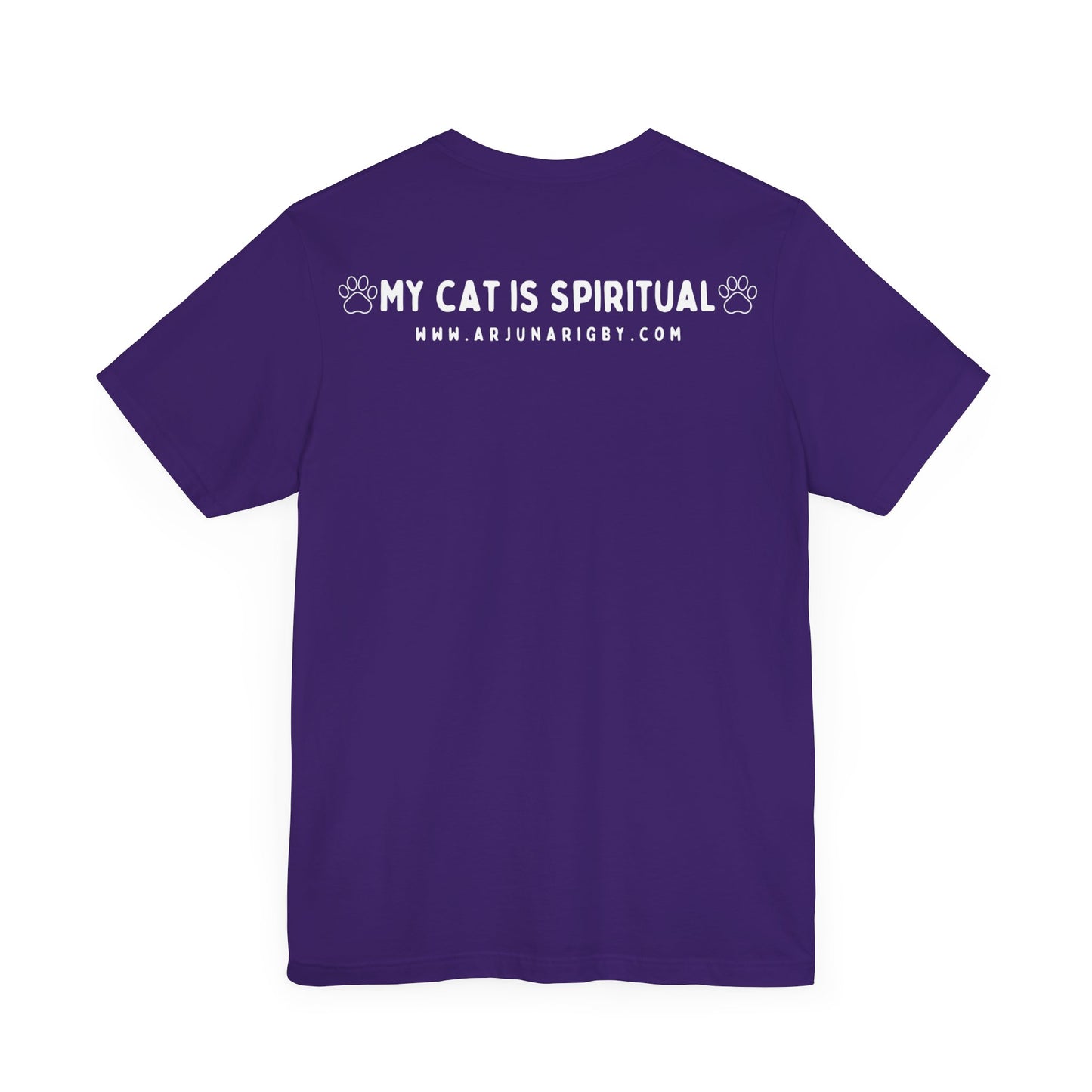 My Cat is Spiritual T-Shirt - Arjuna Rigby Art and Lifestyle Store