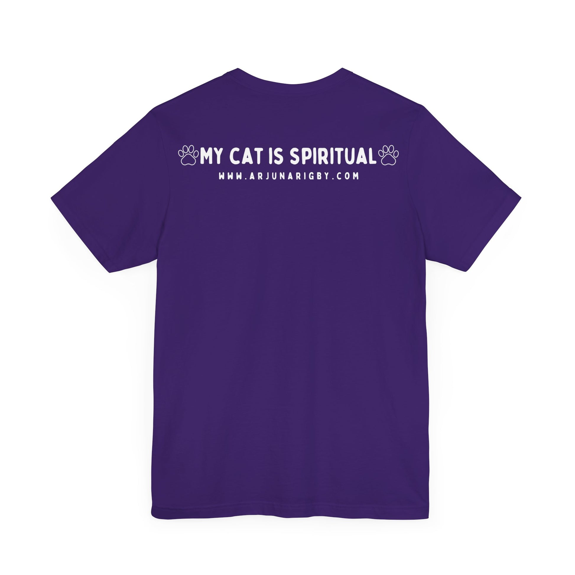 My Cat is Spiritual T-Shirt - Arjuna Rigby Art and Lifestyle Store