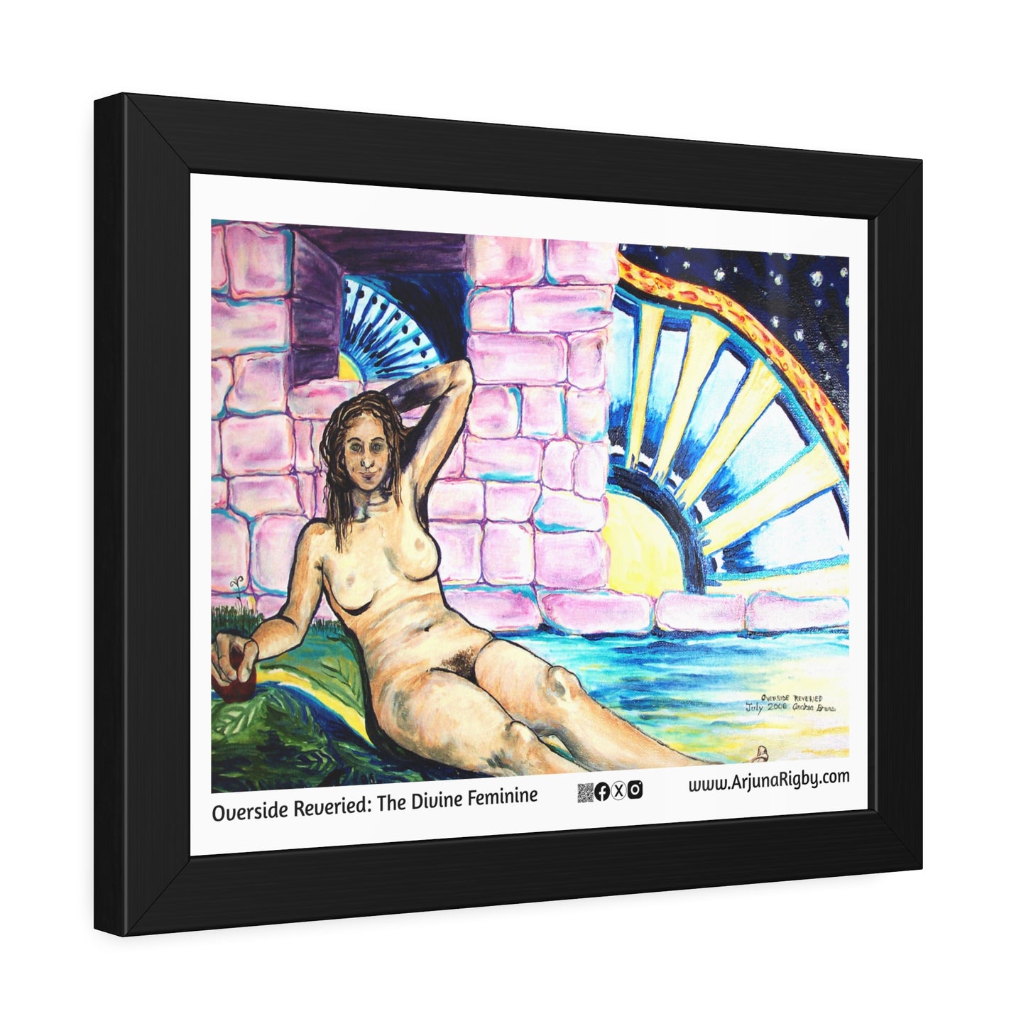Overside Reveried The Divine Feminine Framed Fine Art Poster