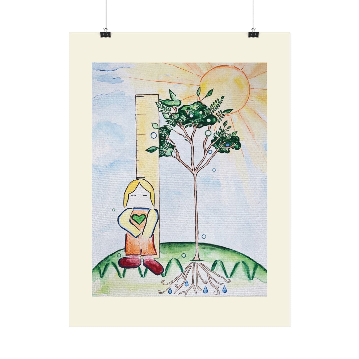 And Together We Grow II Rolled Fine Art Print