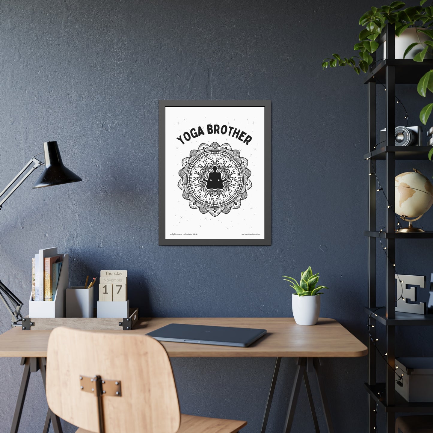 Yoga Brother Framed Fine Art Posters