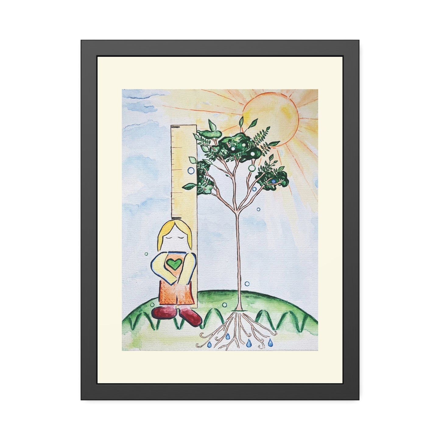 And Together We Grow II Framed Fine Art Print