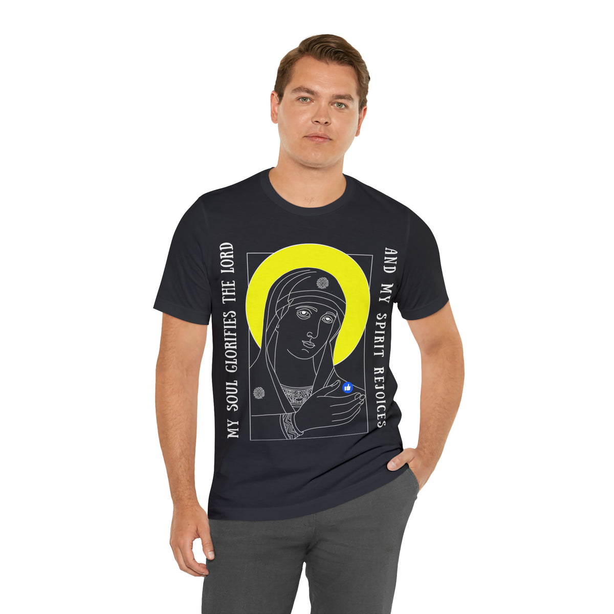 My Soul Glorifies the Lord & My Spirit Rejoices T-Shirt - Arjuna Rigby Art and Lifestyle Store