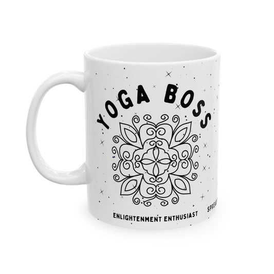 Yoga Boss Mug - Arjuna Rigby Art and Lifestyle Store