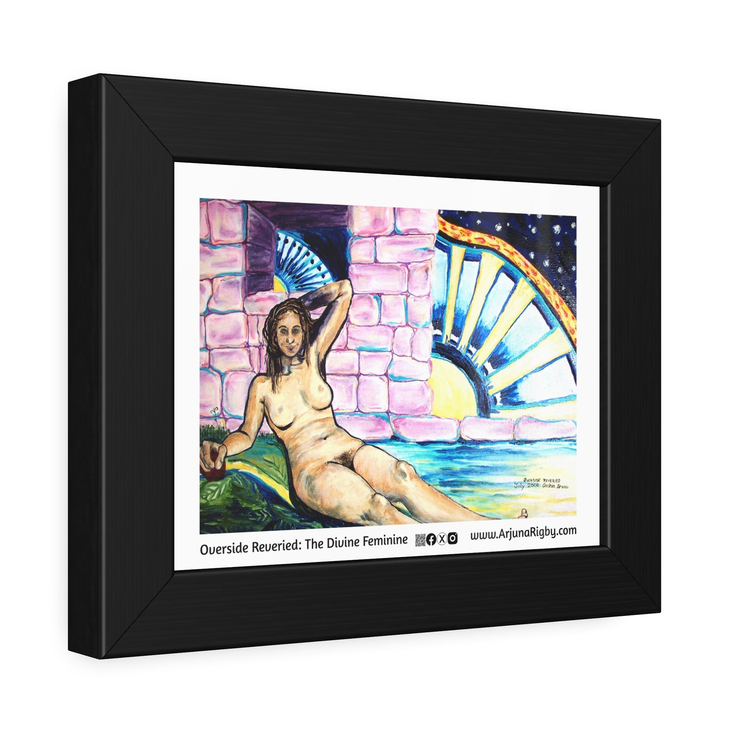 Overside Reveried The Divine Feminine Framed Fine Art Poster