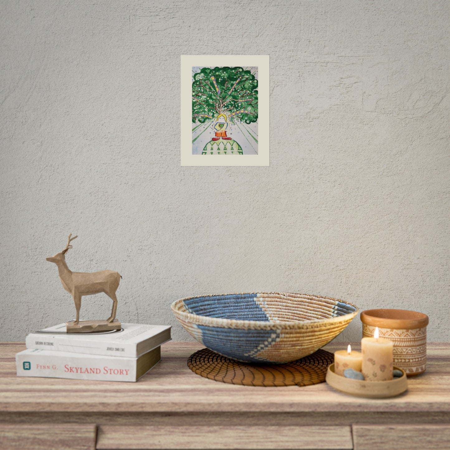 I Know the Trees Love Me Rolled Fine Art Print