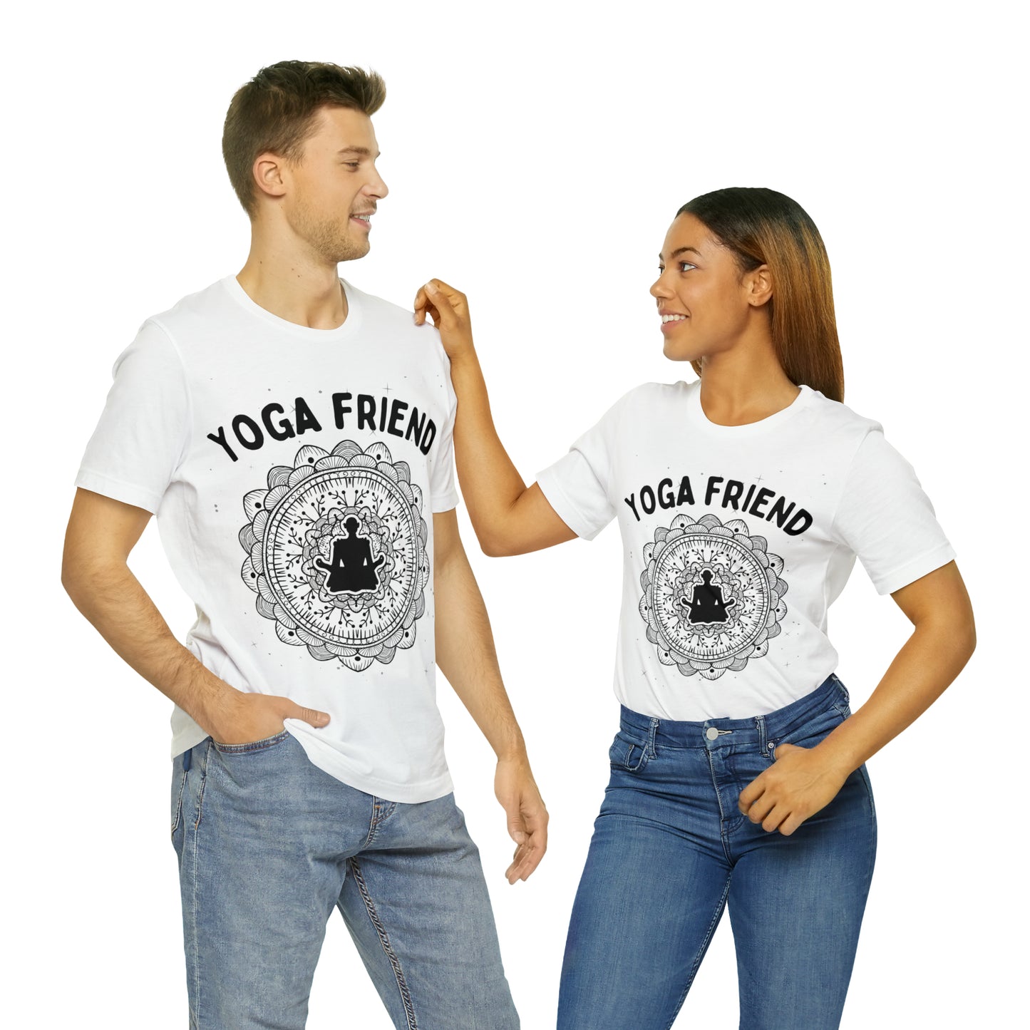 Yoga Friend T-Shirt - Arjuna Rigby Art and Lifestyle Store