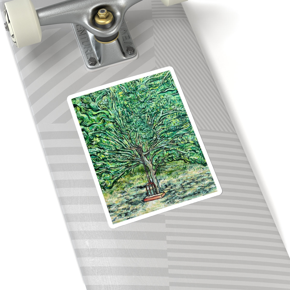 The Pear Tree Sticker - Arjuna Rigby Art and Lifestyle Store