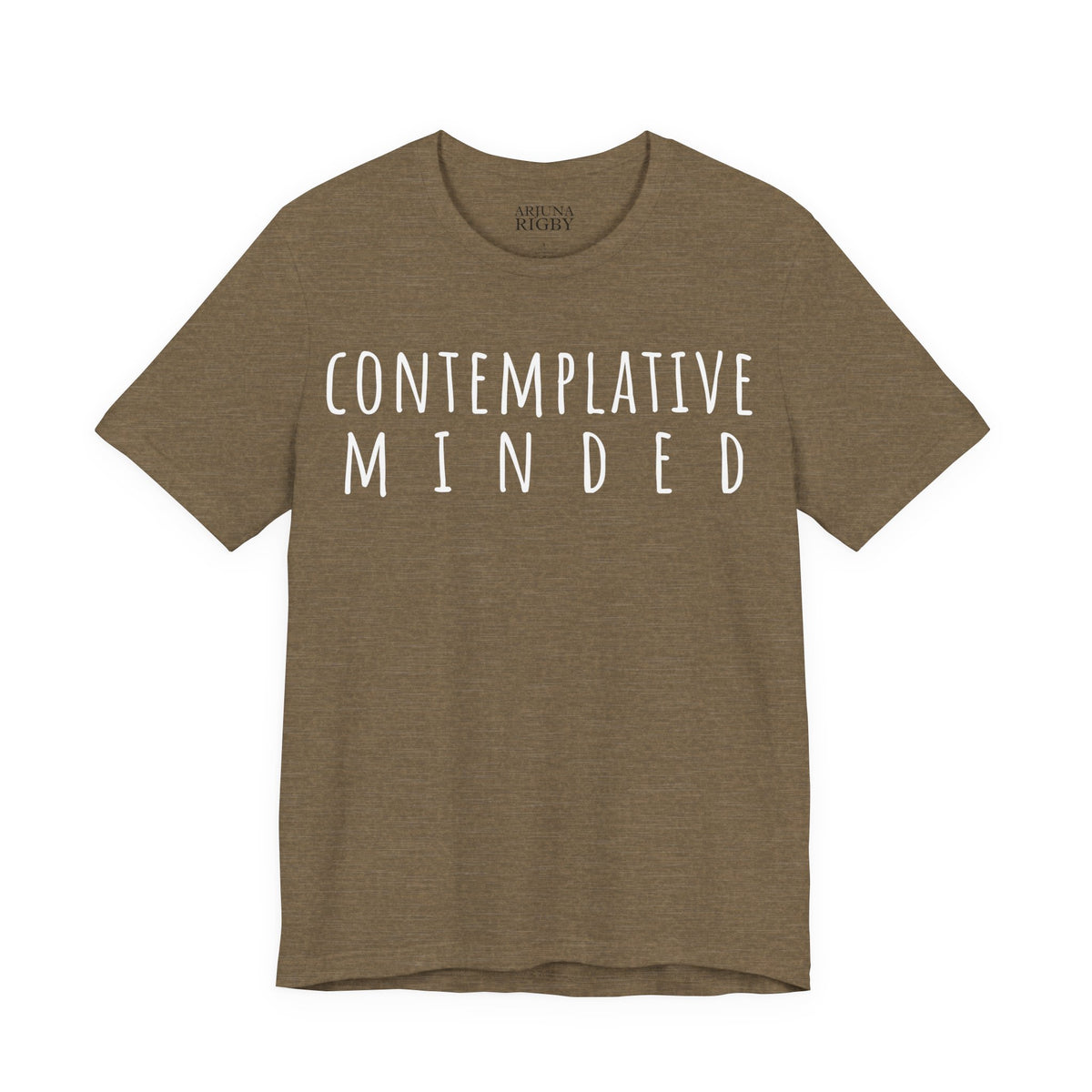 Contemplative Minded T-Shirt - Arjuna Rigby Art and Lifestyle Store