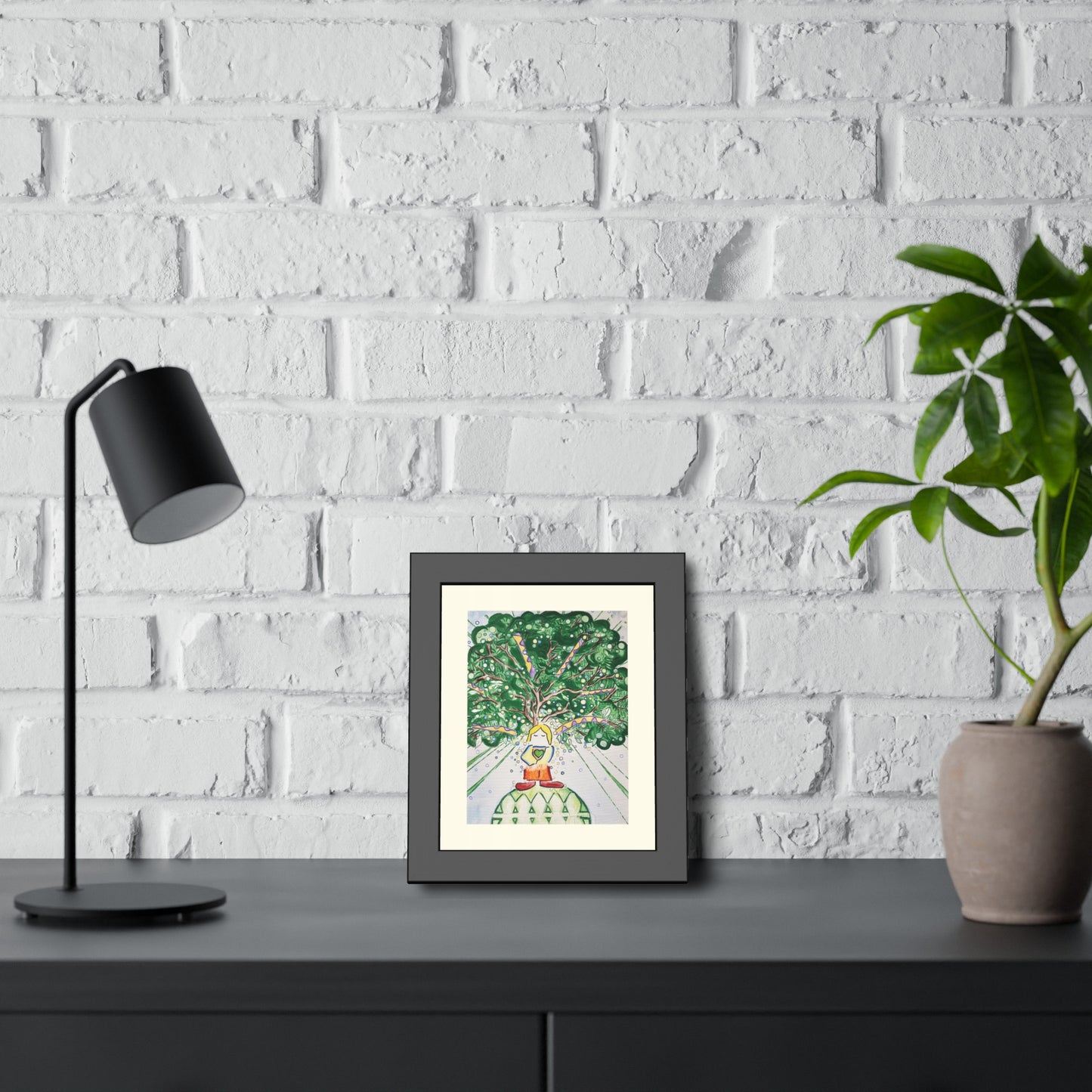 I Know the Trees Love Me Framed Fine Art Print