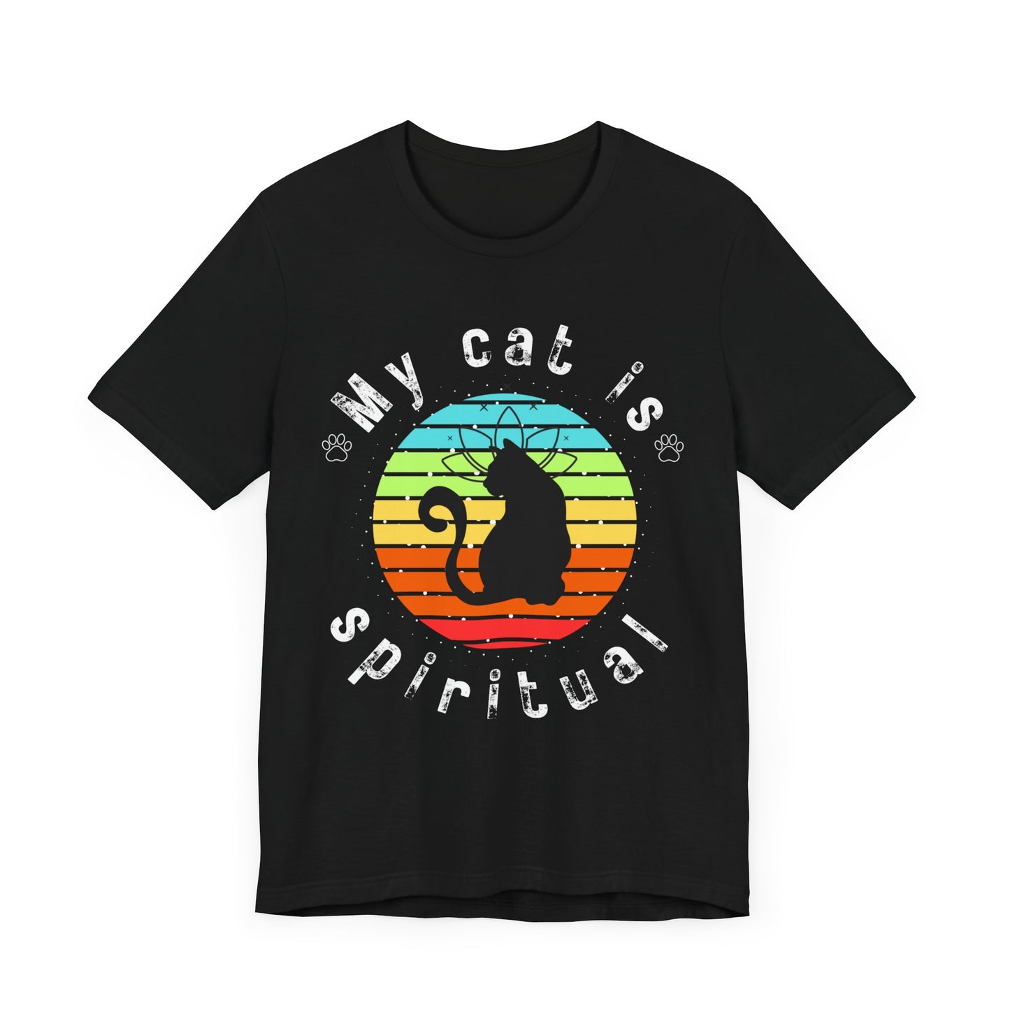 My Cat is Spiritual T-Shirt - Arjuna Rigby Art and Lifestyle Store
