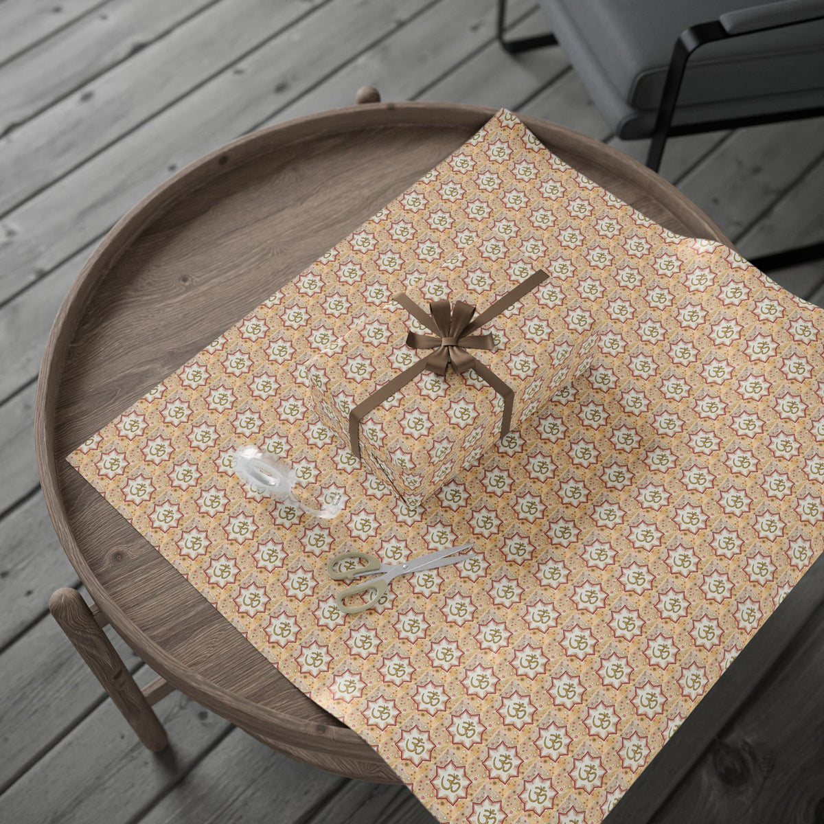 Sunburst Om Wrapping Paper