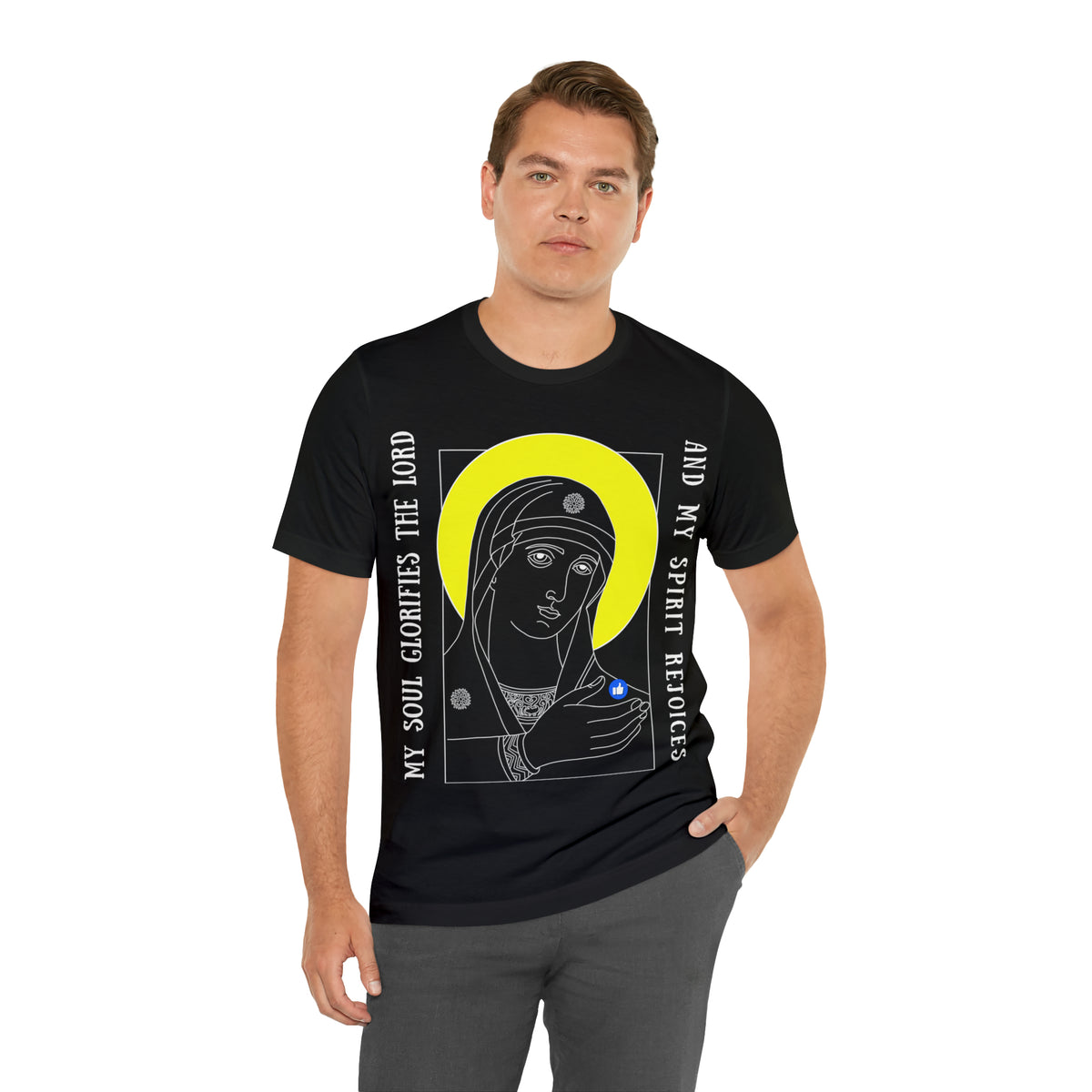 My Soul Glorifies the Lord & My Spirit Rejoices T-Shirt - Arjuna Rigby Art and Lifestyle Store