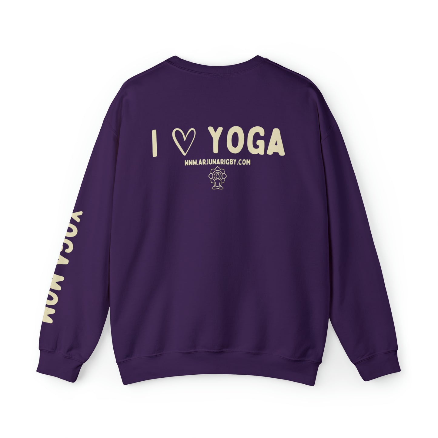 Yoga Mom Crewneck Sweatshirt - Arjuna Rigby Art and Lifestyle Store