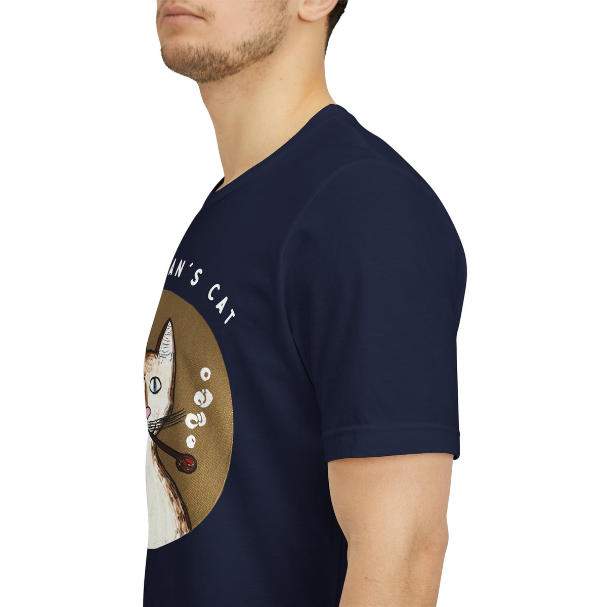 Gentleman's Cat T-Shirt - Arjuna Rigby Art and Lifestyle Store