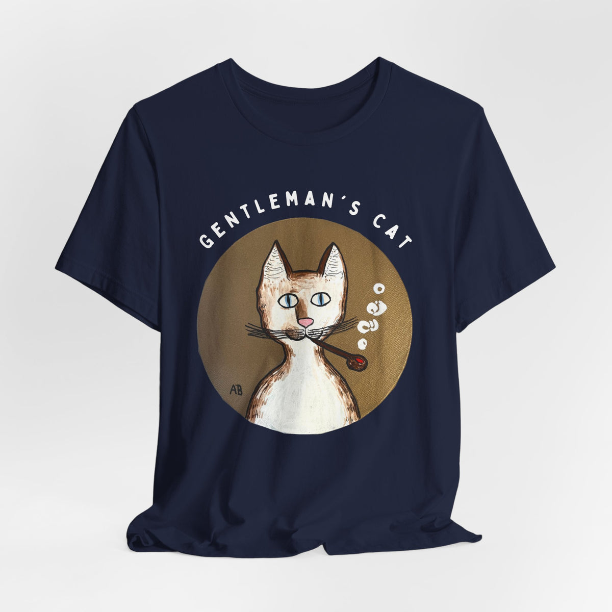Gentleman's Cat T-Shirt - Arjuna Rigby Art and Lifestyle Store