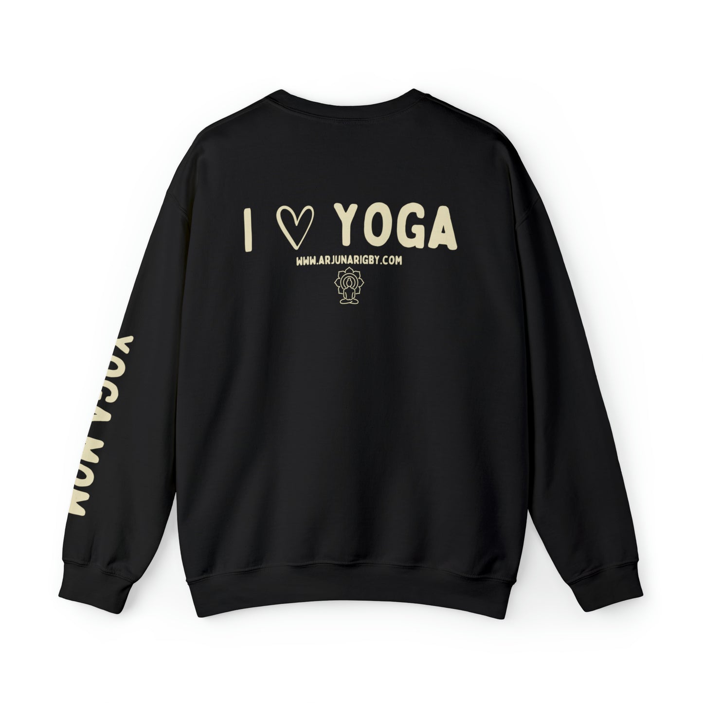 Yoga Mom Crewneck Sweatshirt - Arjuna Rigby Art and Lifestyle Store