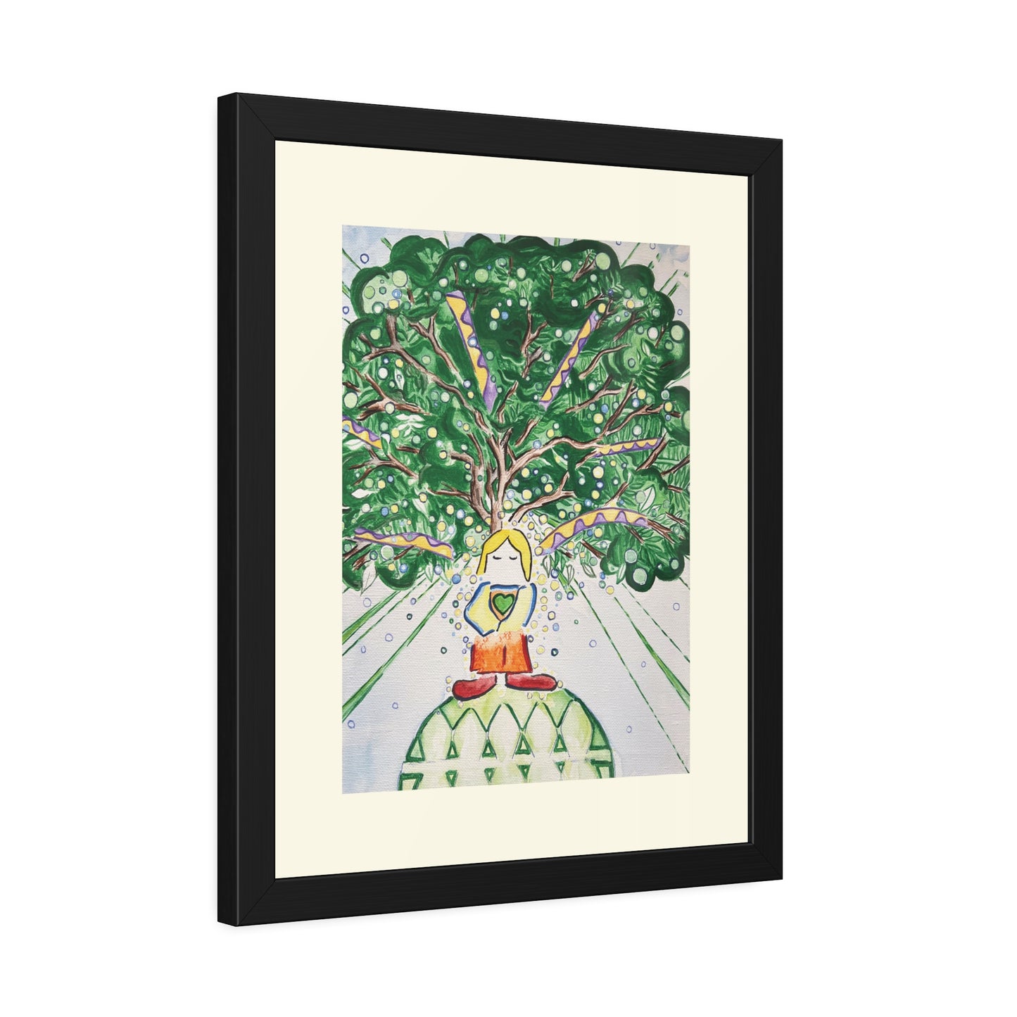 I Know the Trees Love Me Framed Fine Art Print