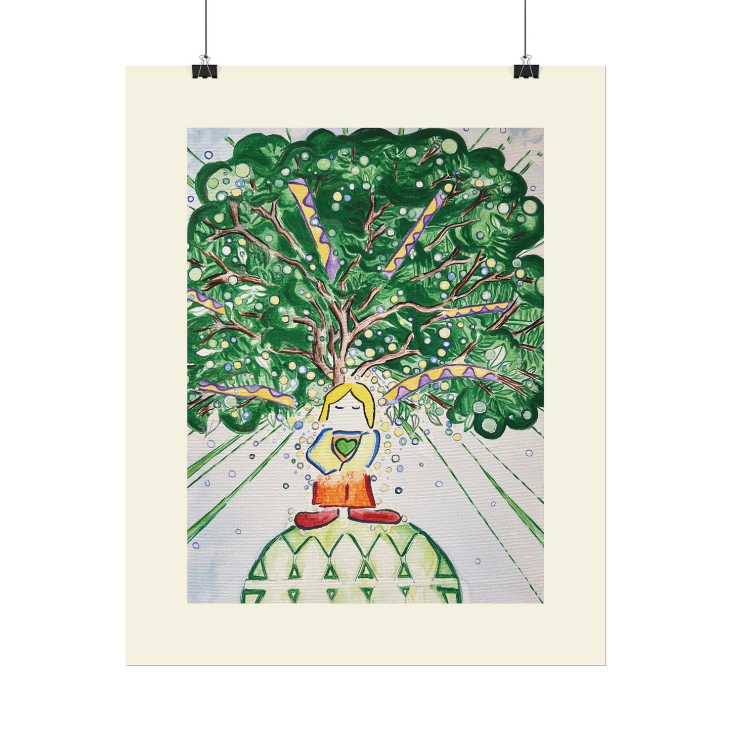 I Know the Trees Love Me Rolled Fine Art Print