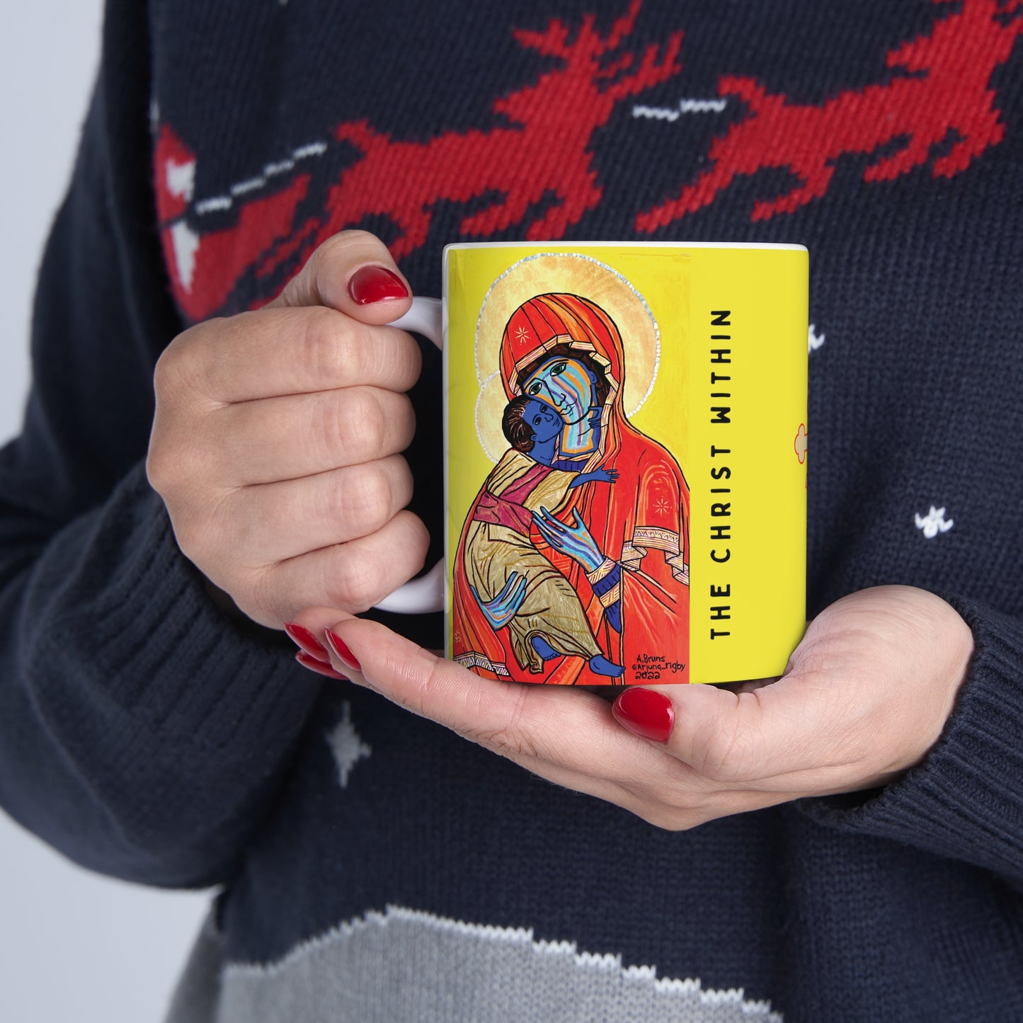 The Christ Within Mug - Arjuna Rigby Art and Lifestyle Store