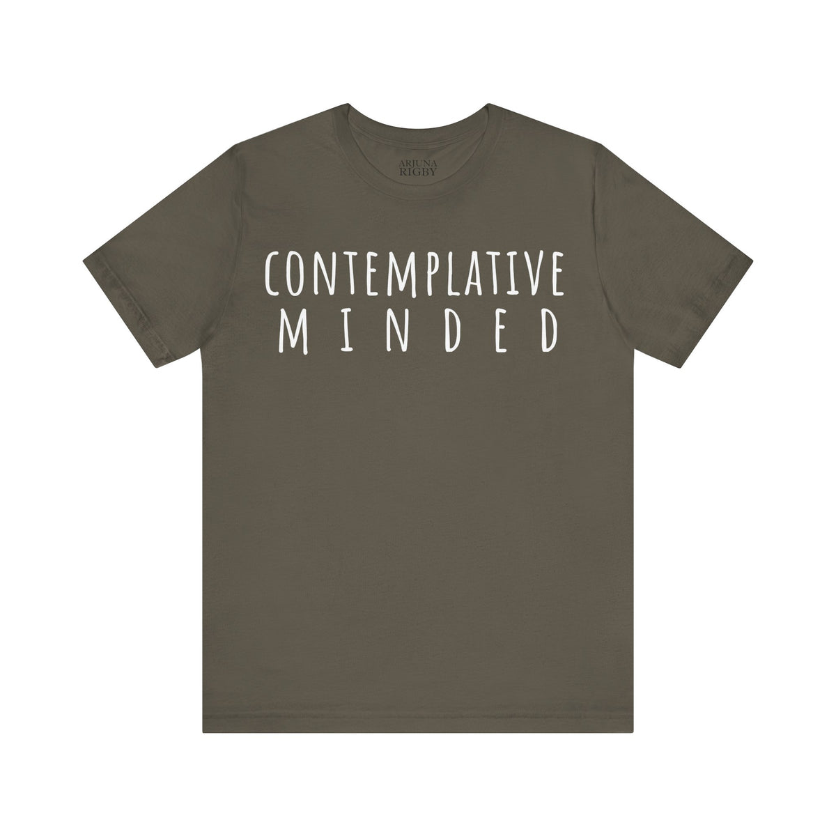 Contemplative Minded T-Shirt - Arjuna Rigby Art and Lifestyle Store